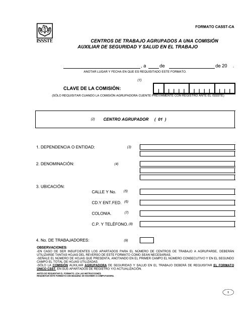 Formato CASST-CA.pdf - issste