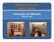 Biblioteca Escolar André Soares - Webnode