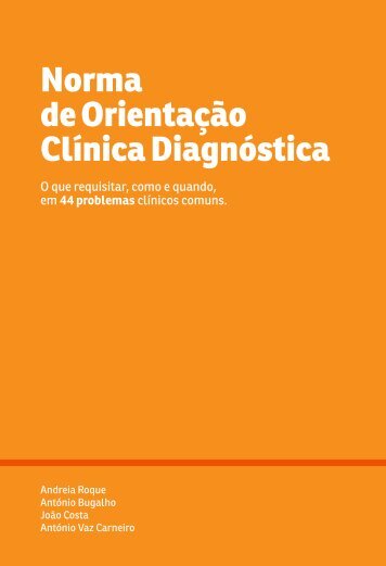 Norma de Orientação Clínica Diagnóstica - APMGF - Associação ...
