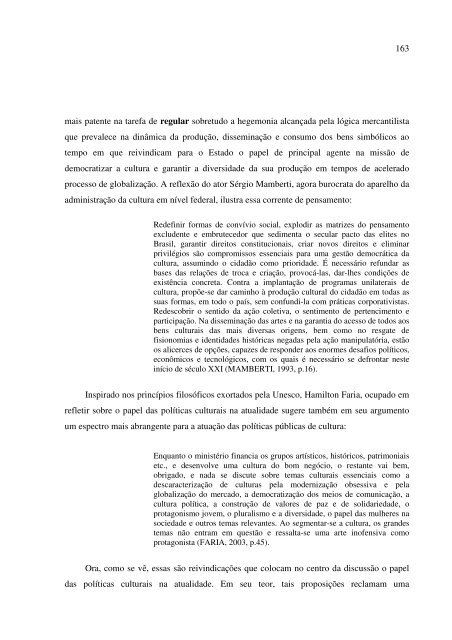 Política cultural na Bahia: o caso do Fazcultura - Universidade ...