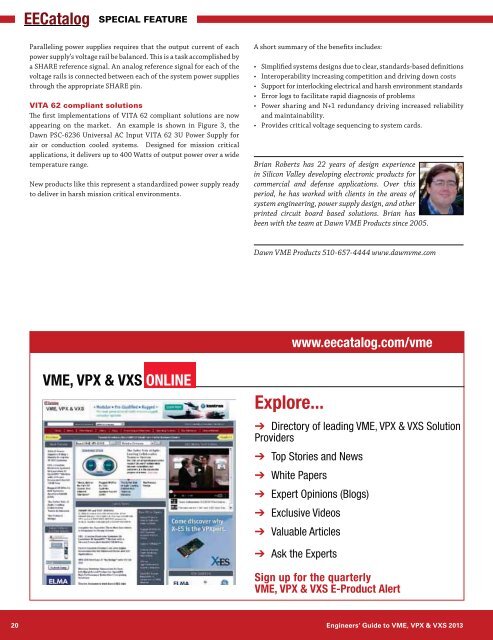 the Engineers' Guide to VME, VPX & VXS 2013 - Subscribe