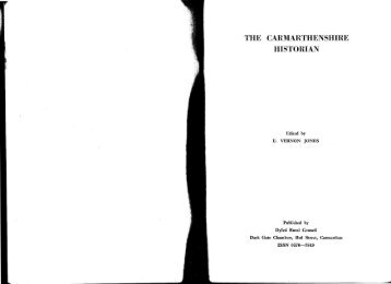 Original - The Carmarthenshire Historian