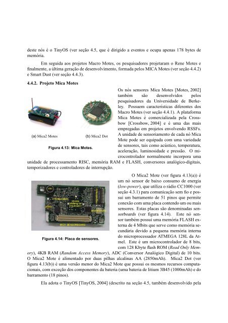 Arquiteturas para Redes de Sensores Sem Fio - DCC/UFMG