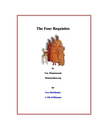 The four requisites - Usamyanmar.net