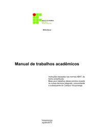 Manual para trabalhos gerais - IFSP