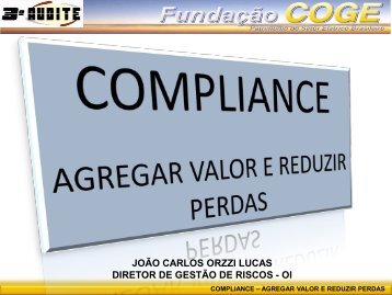 o compliance e o foco em agregar valor