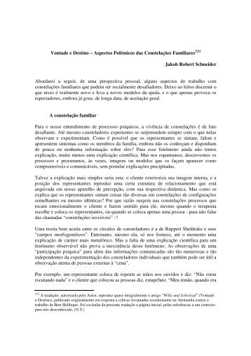 Vontade e Destino - sistemica consultoria