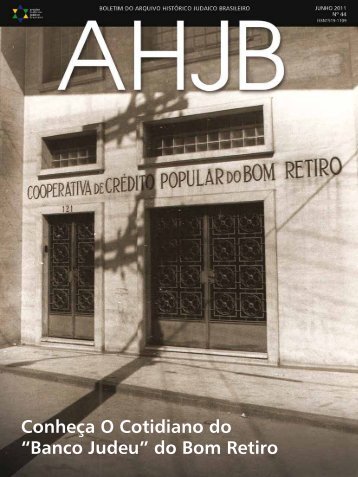 “Banco Judeu” do Bom Retiro - Arquivo Histórico Judaico Brasileiro