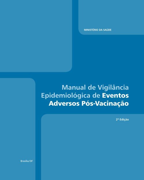 Manual de Vigilância Epidemiológica de Eventos Adversos Pós ...