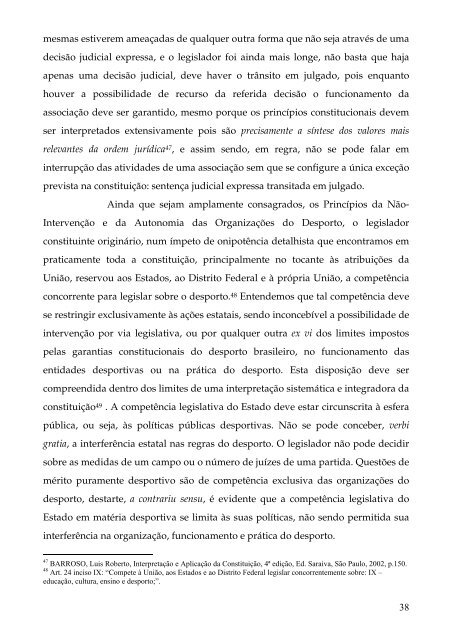 ii- princípios de direito desportivo - eGov UFSC