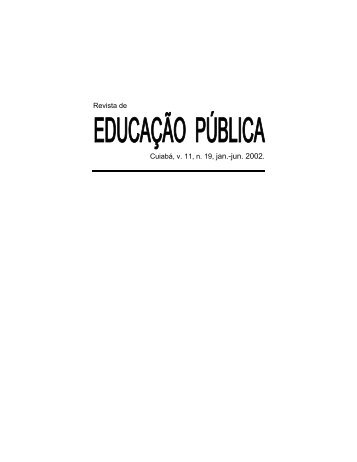 Download da edição (PDF) - Instituto de Educação/UFMT