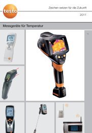 Messgeräte für Temperatur