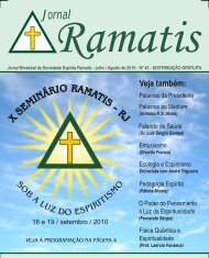 JORNAL RAMATIS 45 - Sociedade Espírita Ramatis
