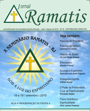 JORNAL RAMATIS 45 - Sociedade Espírita Ramatis