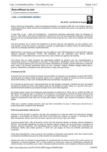 Lula, o coordenador político.pdf - Arko Advice