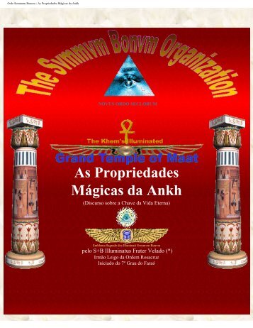 As Propriedades Mágicas da Ankh - Ordo Svmmvm Bonvm