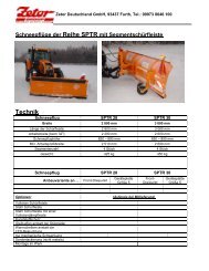 Schneepflüge SPTR mit Segmentschürfleiste in PDF - Zetor ...