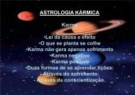 ASTROLOGIA KÁRMICA Karma •Lei da causa e ... - Dulce Regina