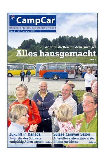 Neu: 29.11.2006: Sonderdruck aus der Zeitschrift - Wohnbus-Szene ...