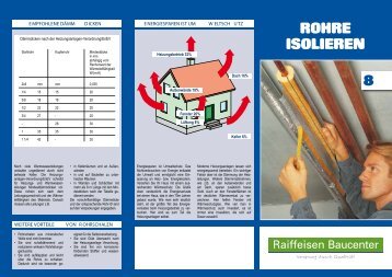 Tipps und Tricks Rohrisolierung (PDF, 1.5 MB) - Raiffeisen Baucenter