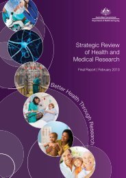 Strategic Review of Health and Medical Research