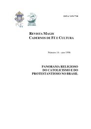 panorama religioso do catolicismo e do protestantismo no brasil