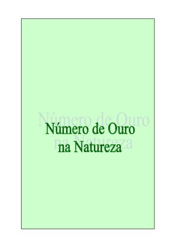 O Número de Ouro na Natureza