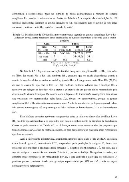 o estudo da transmissão hereditária de caracteres freqüentes