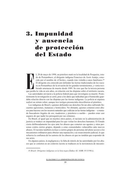 El racismo y la Administración de Justicia - Biblioteca Hegoa