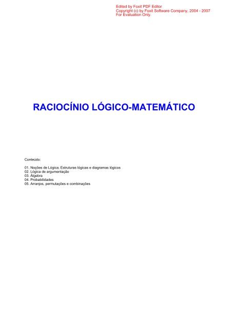 Logica E Jogos Logicos I - Primeiros Passos Em Matematica - 3º Ed