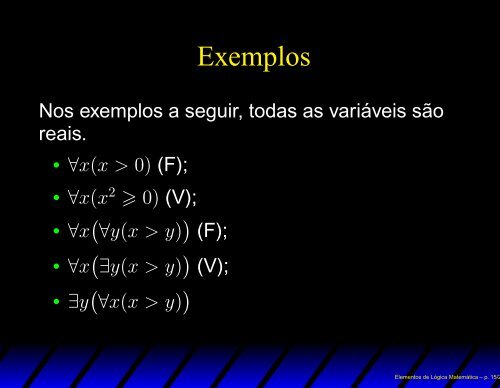 Elementos de Lógica Matemática: uma breve iniciação