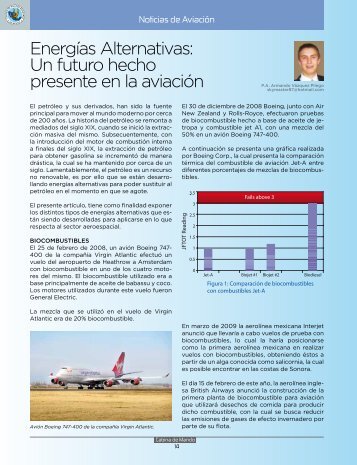 Energías Alternativas: Un futuro hecho presente en la aviación