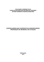 CONTROLADORIA NAS COOPERATIVAS AGROPECUÁRIAS ... - FLF