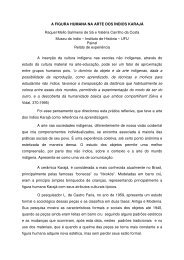 a figura humana na arte dos índios karajá - NUPEA - Universidade ...