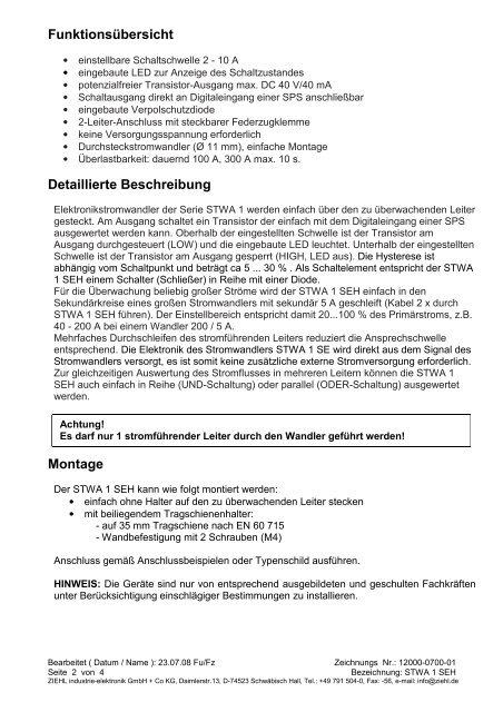 STWA 1 SEH_DE - ziehl.de