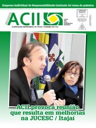 ACII provoca reunião que resulta em melhorias na JUCESC / Itajaí