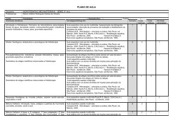 PLANO DE AULA