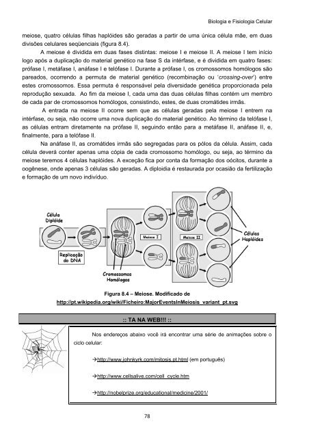 Biologia e Fisiologia Celular - UFPB Virtual - Universidade Federal ...