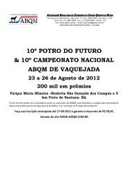 Potro do Futuro e Campeonato Nacional - Portal Vaquejada