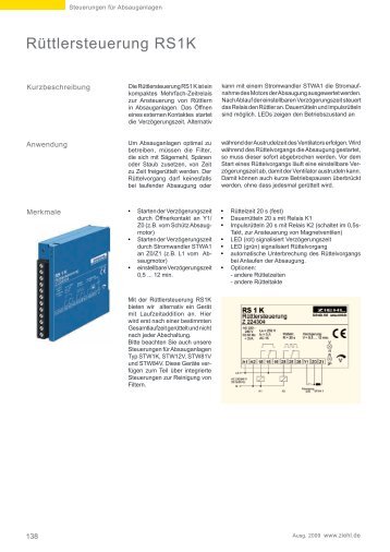 Rüttlersteuerung RS1K - ziehl.de