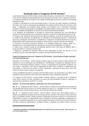 RELATÓRIO DA REUNIÃO DA COORDENAÇÃO NACIONAL DA ...