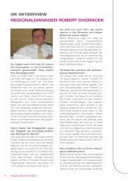 IM INTERVIEW REGIONALMANAGER ROBERT DVORACEK