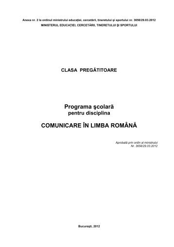 Comunicare in limba romana - Didactic