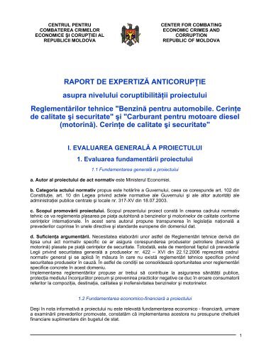 "Benzină pentru automobile. Cerinţe de calitate şi securitate" şi