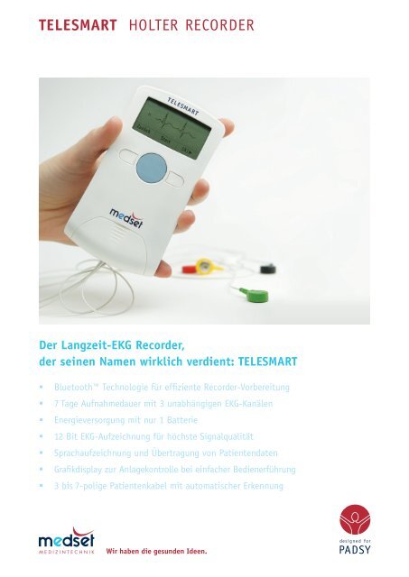 TELESMART HOLTER RECORDER - Ziemed-Medizintechnik