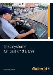Bordsysteme für Bus und Bahn - Trapeze