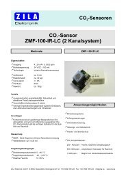 CO -Sensor ZMF-100-IR-LC (2 Kanalsystem) - zila.de