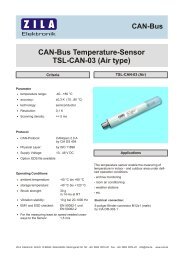 CAN-Bus Temperature-Sensor TSL-CAN-03 (Air type) - GRYFTEC