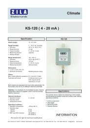 KS-120 ( 4 - 20 mA ) Climate - zila.de