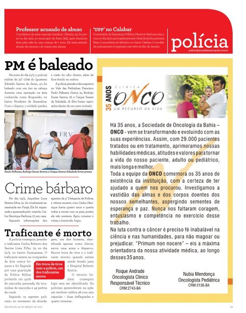 cidade - Jornal da Metrópole